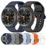 Ремінець Silicone з яскравими акцентами для смартгодинника Samsung Galaxy Watch8 / Watch8 Classic