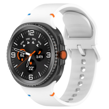 Ремінець Silicone з яскравими акцентами для смартгодинника Samsung Galaxy Watch8 / Watch8 Classic