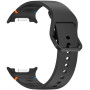 Ремінець Silicone з яскравими акцентами для смартгодинника Samsung Galaxy Watch8 / Watch8 Classic