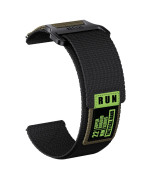 Ремешок Nylon Run для смартчасов Amazfit Bip 6 / 5 / T-Rex 3 с универсальным креплением, 22mm