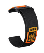 Ремінець Nylon Run для смартгодин Xiaomi Watch S4, S3, S1, S1 Pro, S1 Active з універсальним кріпленням, 22mm