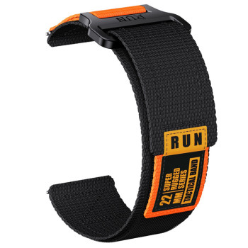 Ремінець Nylon Run для смартгодин Xiaomi Watch S4, S3, S1, S1 Pro, S1 Active з універсальним кріпленням, 22mm