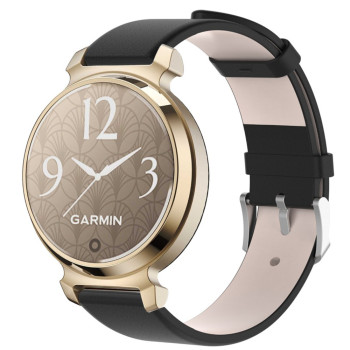 Елегантний шкіряний ремінець для Garmin Lily 2 / 2 Active з класичною защіпкою