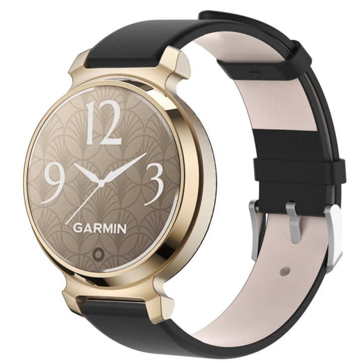 Елегантний шкіряний ремінець для Garmin Lily 2 / 2 Active з класичною защіпкою