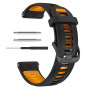 Ремінець Silicone Dual Color для смартгодинників Garmin Forerunner 970, 22mm