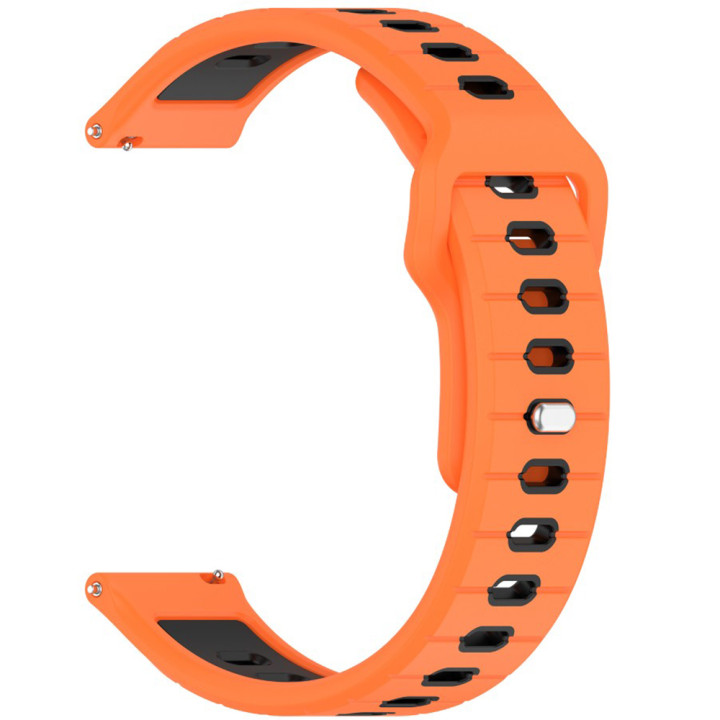 Ремінець Sport Silicone Dual Color для Garmin Instinct Crossover, 22mm