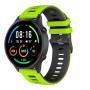 Ремешок Sport Silicone Dual Color для Xiaomi Black Shark GT / Watch S1 22mm белый с синим
