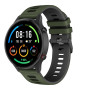 Ремешок Sport Silicone Dual Color для Xiaomi Black Shark GT / Watch S1 22mm белый с синим
