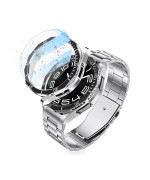 Защитный чехол с безелем и защитным стеклом для Samsung Galaxy Watch 6 Classic 47mm