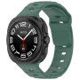 Ремешок Silicone для смарт-часов Samsung Galaxy Watch Ultra зеленый