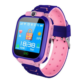 Детские умные часы Kids SM Q12B LBS IP67 350mAh, Pink
