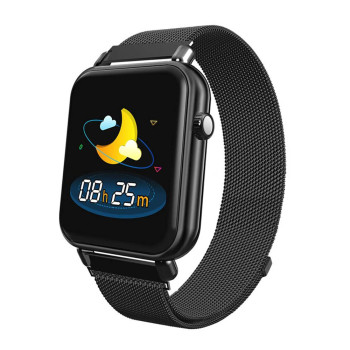 Умные часы UWatch Y6 pro с функцией пульсоксиметра, Black