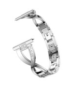 Універсальний металевий ремінець Diamond Glamour для смартгодинників, 18mm