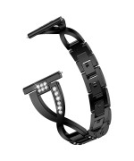 Универсальный металлический ремешок Diamond Glamour для смартчасов, 20mm