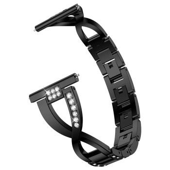 Универсальный металлический ремешок Diamond Glamour для смартчасов, 20mm