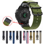 Ремінець Nylon для смартгодинників Garmin Fenix 9 43mm / 8 43mm, 20mm зелений