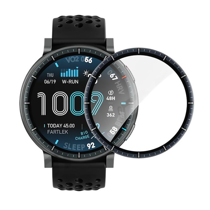 Захисне скло SoftGlass Full Cover PMMA для смартгодинників Amazfit Active Max