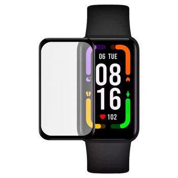 Противоударное гибкое защитное стекло для Amazfit Band 7, Black