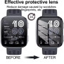 Противоударное защитное стекло SoftGlass Full Cover PMMA для Amazfit Bip 6, Black