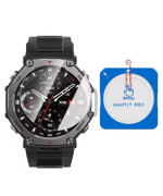 Захисне скло для смарт - годинників Amazfit T-Rex 3 Pro 44mm з рамкою для поклейки