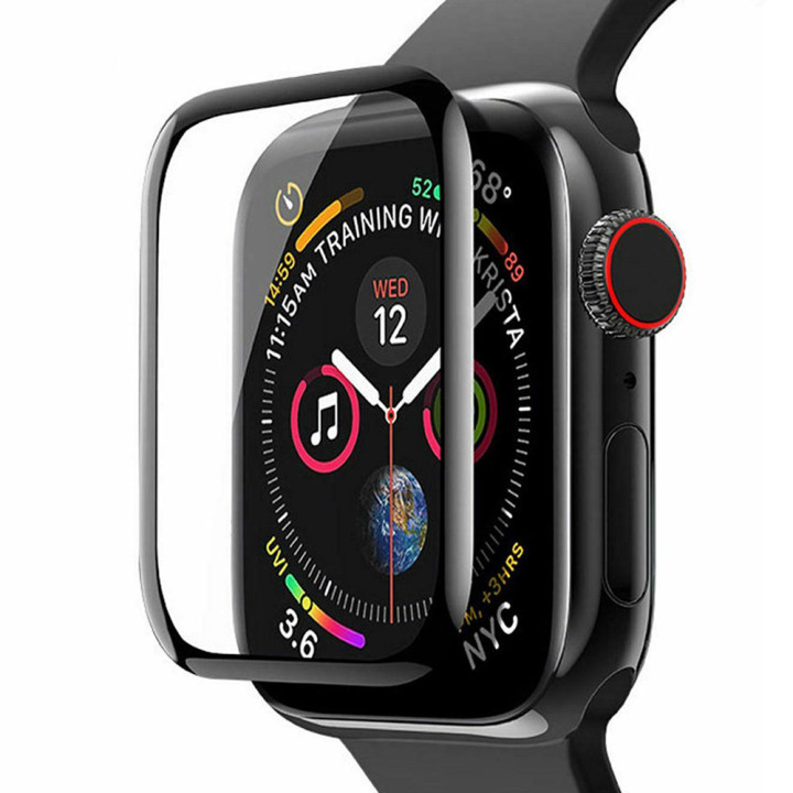 Матовое защитное стекло XO FP1 3D для Apple Watch 44mm, Black