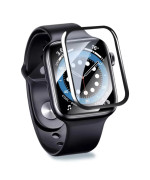 Протиударне захисне скло SoftGlass Full Cover PMMA для Apple Watch Series 11 46mm​​​, Black