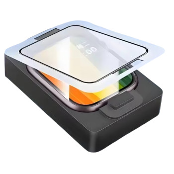 Защитное стекло HD Clear для смартчасов Apple Watch Series 10 /11 42mm с рамкой для поклейки