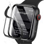 Противоударное защитное стекло SoftGlass Full Cover PMMA для Apple Watch Series 10 42mm, Black