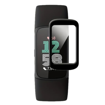 Протиударне захисне скло SoftGlass Full Cover PMMA для Fitbit Charge 6​​​​, Black