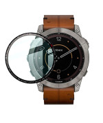 Противоударное защитное стекло SoftGlass Full Cover PMMA для Garmin Fenix 7, Black