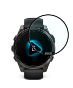 Противоударное защитное стекло SoftGlass Full Cover PMMA для Garmin Fenix 8 47mm, Black