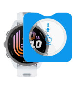 Захисне скло для смарт - годинників Garmin Forerunner 170 з рамкою для поклейки