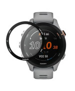 Противоударное защитное стекло SoftGlass Full Cover для Garmin Forerunner 255S, Black