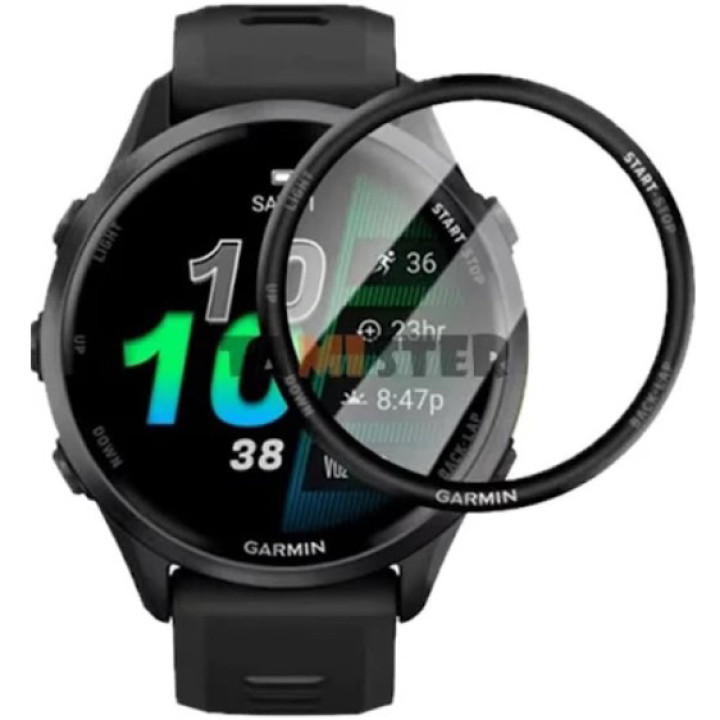 Протиударне захисне скло SoftGlass Full Cover PMMA для Garmin Forerunner 970​, Black