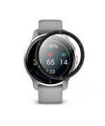 Противоударное защитное стекло SoftGlass Full Cover для Garmin Venu 3 45mm, Black