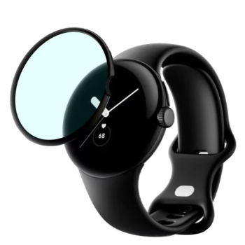 Захисне скло SoftGlass Full Cover для Google Pixel Watch 2, Black