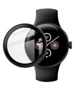 Противоударное защитное стекло SoftGlass Full Cover PMMA для Google Pixel Watch 3 45mm, Black