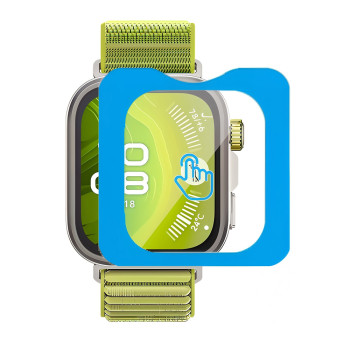 Захисне скло HD Clear для смартгодинників Huawei Watch Fit 4 Pro з рамкою для поклейки