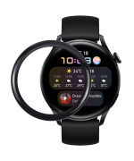 Защитное стекло SoftGlass Full Cover для смарт-часов Huawei Watch 3, Black