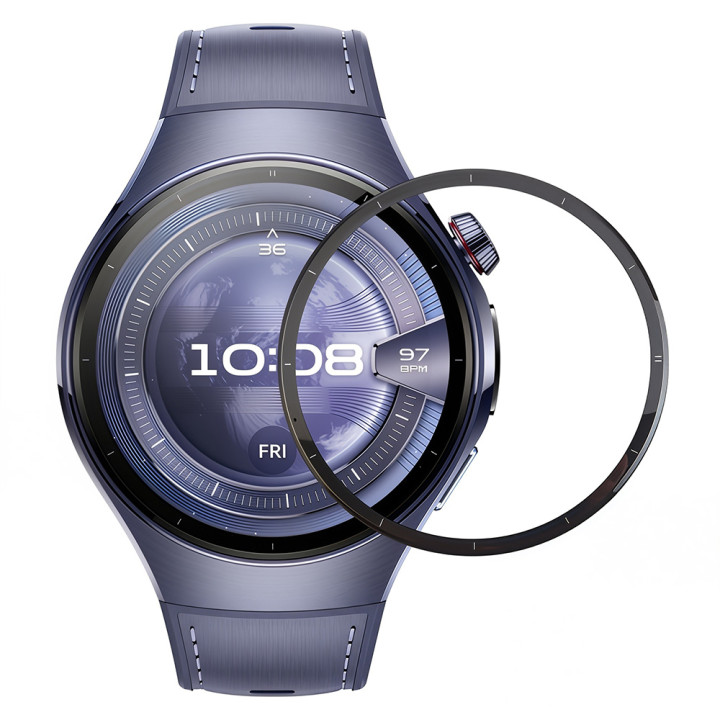 Протиударне захисне скло SoftGlass Full Cover PMMA для Huawei Watch 5 42mm, Black