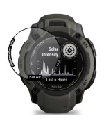 Противоударное защитное стекло SoftGlass Full Cover PMMA для Garmin Instinct 2S, Black