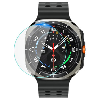 Захисне скло HD Clear для смартгодинників Samsung Galaxy Watch Ultra з рамкою для поклейки
