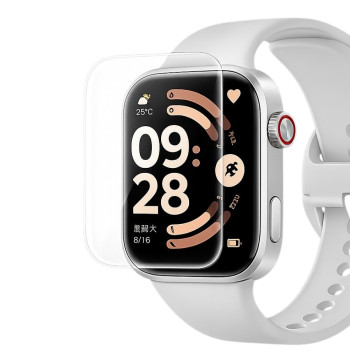 Захисне скло для смарт - годинників Xiaomi Redmi Watch 6 з рамкою для поклейки
