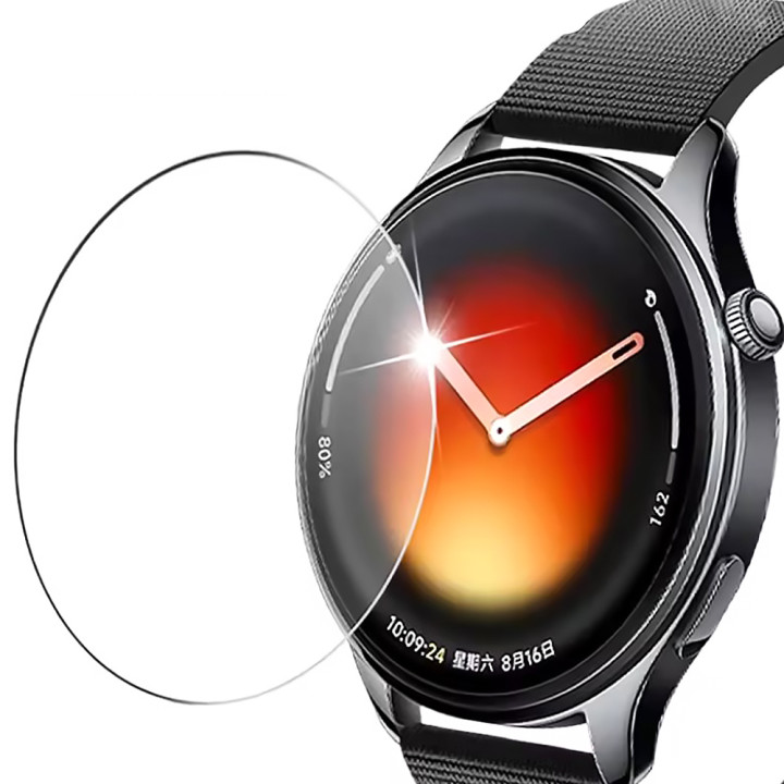 Захисне скло HD Clear для смартгодинників Xiaomi Watch 5 з рамкою для поклейки