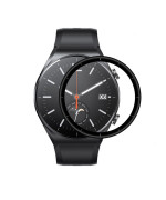 Противоударное защитное стекло SoftGlass Full Cover для Xiaomi Watch S1, Black