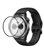 Противоударное защитное стекло SoftGlass Full Cover PMMA для Xiaomi Watch S4, Black