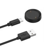 Зарядное устройство USB для часов Amazfit Active 2 / Bip 6 1м, Black