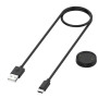 Зарядное устройство USB для часов Amazfit Active 2 / Bip 6 1м, Black