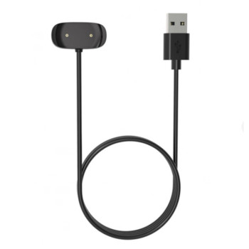 Магнитное зарядное устройство USB для часов Amazfit T-Rex Pro, GTS 2 mini / Bip 3 / Bip 3 Pro 1м, Black