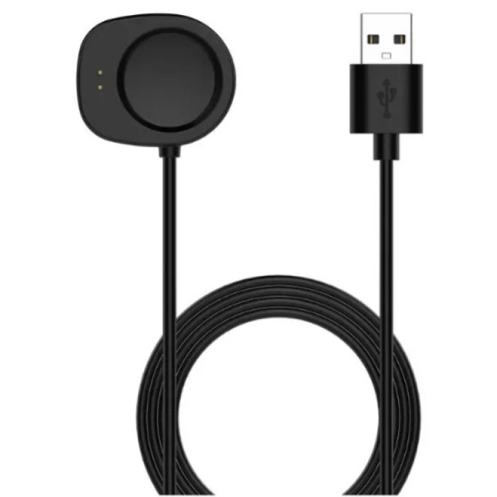 Зарядное устройство USB для часов Amazfit T-Rex 3 1м, Black